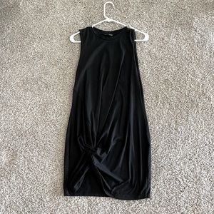 Black Mini Knot Dress